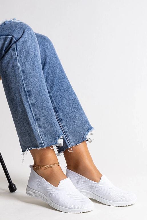 Sneakers Slip-On Abadly White