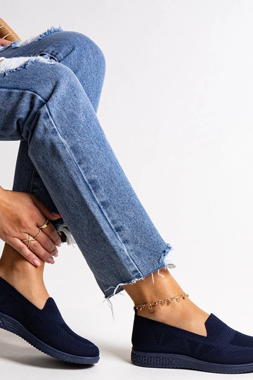 Sneakers slip-on blu navy...