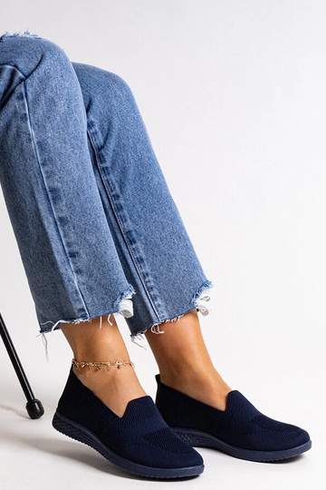 Sneakers slip-on blu navy Abadly 2