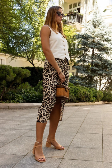 Sandalini marroni con tacco...