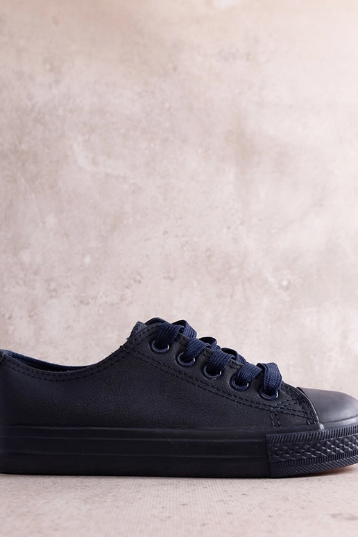 Sneakers blu navy per bambini in...