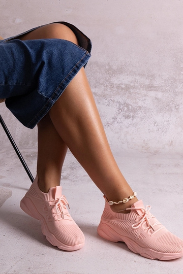 Sneakers in tessuto rosa Madi 2