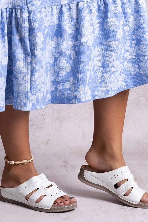 Infradito Karime classic bianche