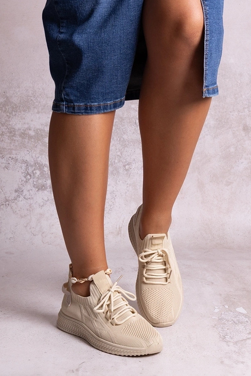 Scarpe sportive beige Khitam