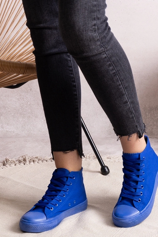 Sneakers alte blu Rafife