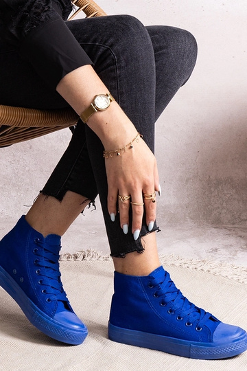 Sneakers alte blu Rafife 2