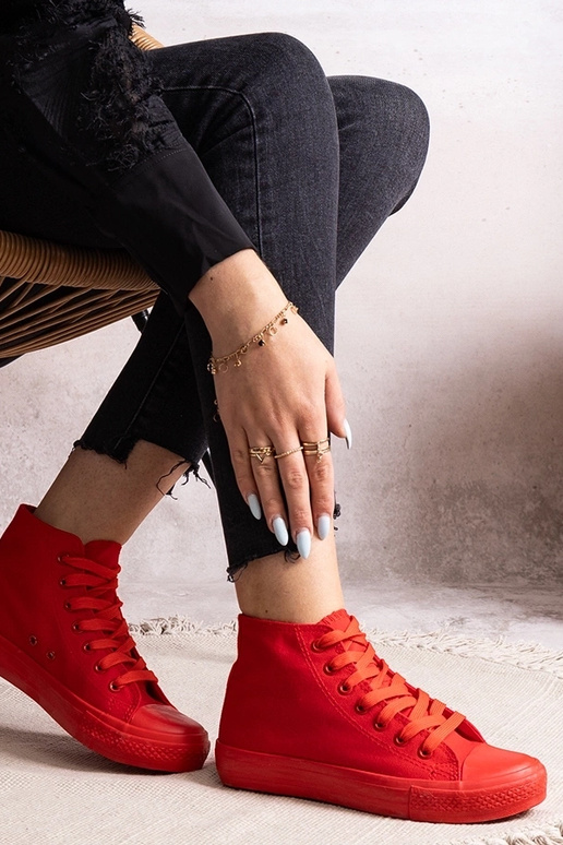 Sneakers alte rosse Rafife