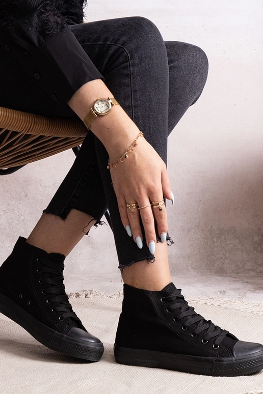 Sneakers alte nere Rafife