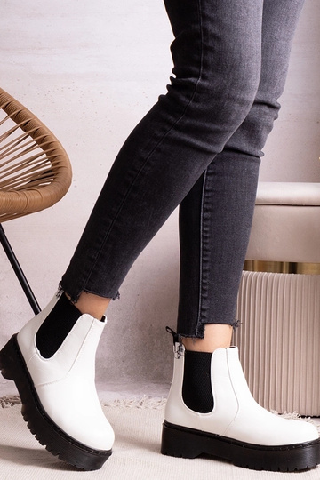 Stivaletti bianchi con... 2