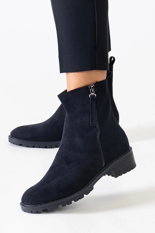 Stivali alti con platform in...