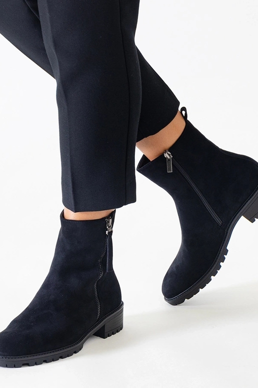 Stivali alti con platform in...