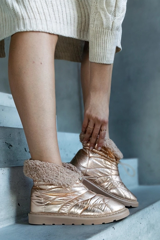 Stivali da neve isolati Caellita Gold...