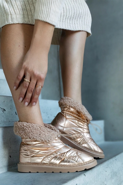 Stivali da neve isolati Caellita Gold...