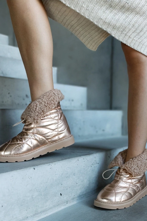 Stivali da neve isolati Caellita Gold...