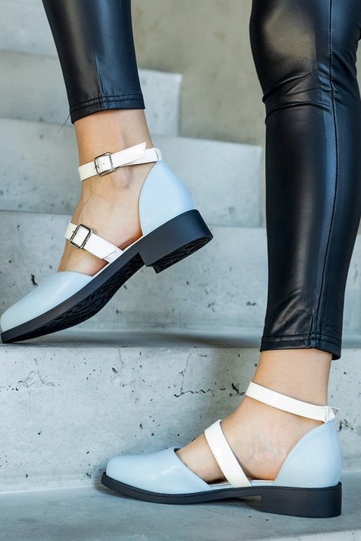 Ballerine con fibbia blu Josiane