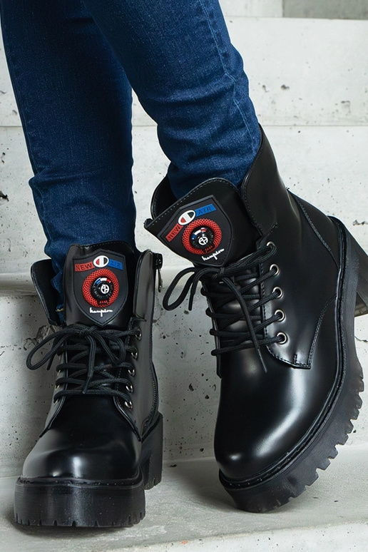 Stivaletti neri da donna Ranco