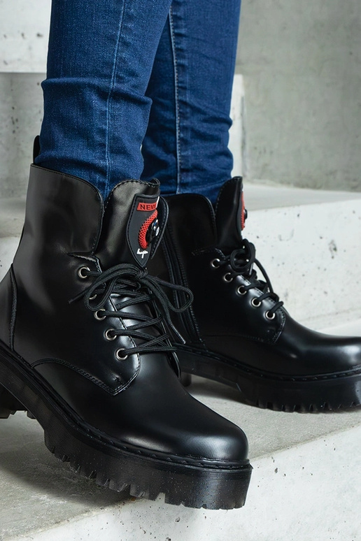 Stivaletti neri da donna Ranco