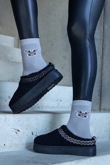 Scarponi neri con...