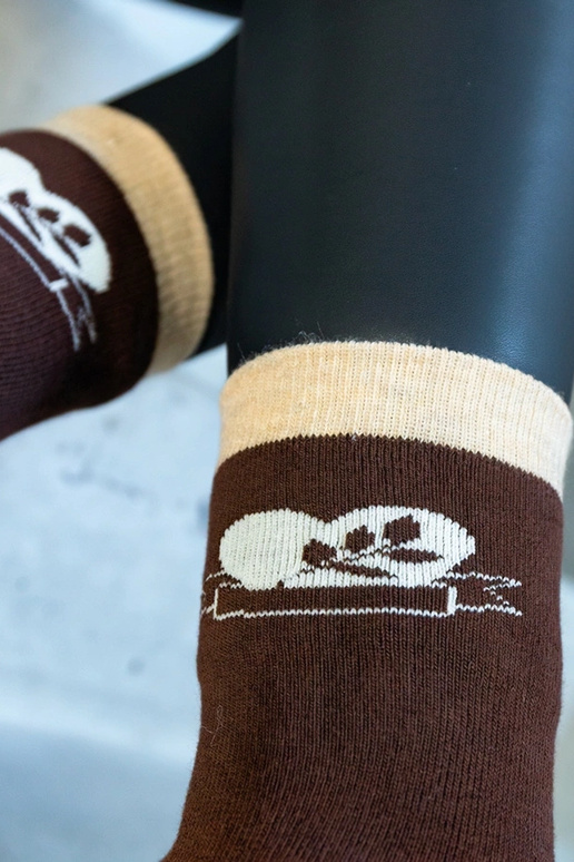 Calzini caldi marroni Sella