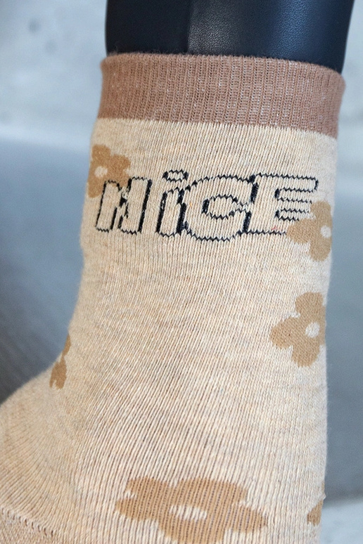 Calzini caldi beige Sella