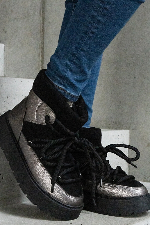 Stivali da neve con plateau foderati...