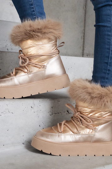 Stivali da neve beige...
