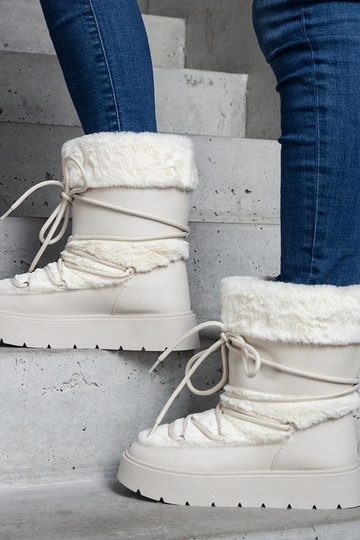 Stivali da neve beige...
