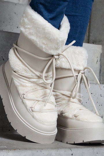 Stivali da neve beige... 2
