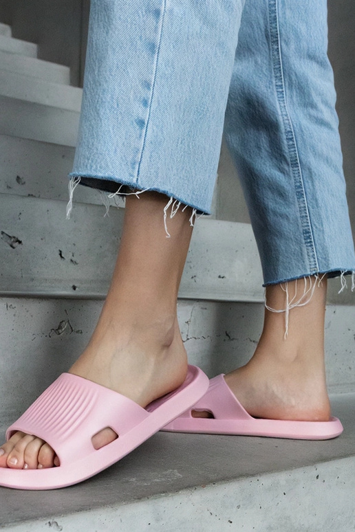 Pantofole in schiuma rosa Timber