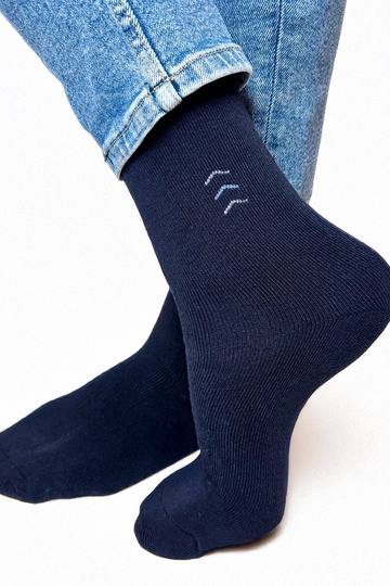 Narus calze calde da uomo blu scuro 2