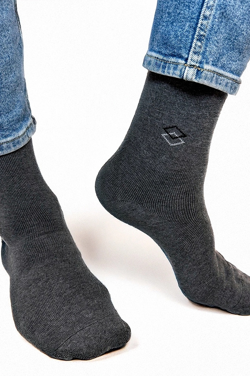 Narus calze calde da uomo grigie