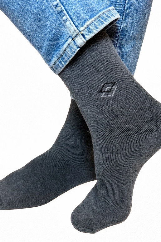 Narus calze calde da uomo grigie