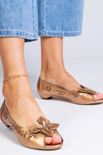 Ballerine oro dorato con... 2