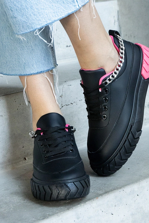 Sneakers nere con catena Thilda