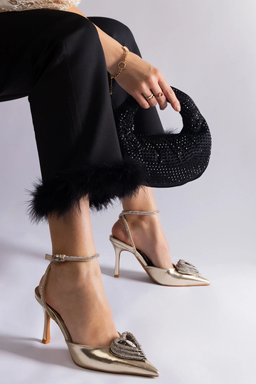 Décolleté dorate con...