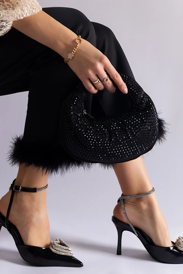 Décolleté nere con tallone...