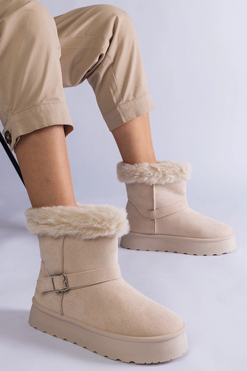 Stivali da neve beige...