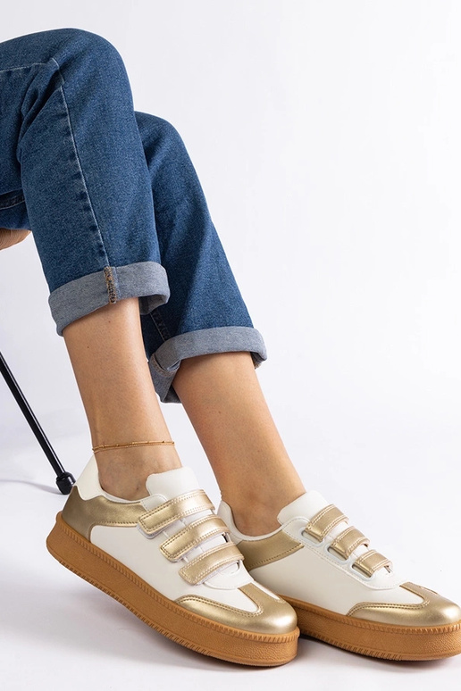Sneakers Mena Gold Velcro