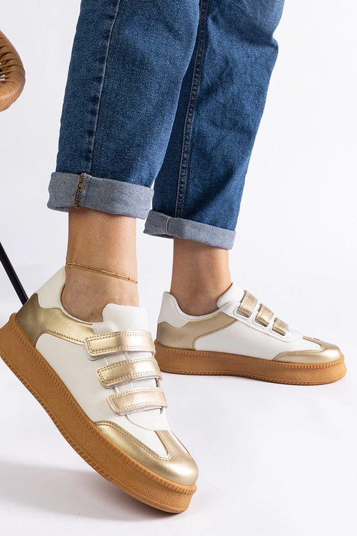 Sneakers Mena Gold Velcro