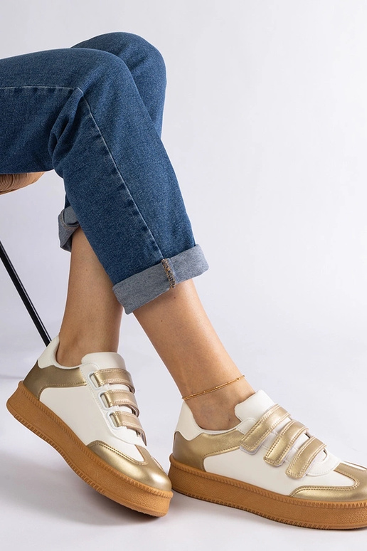 Sneakers Mena Gold Velcro