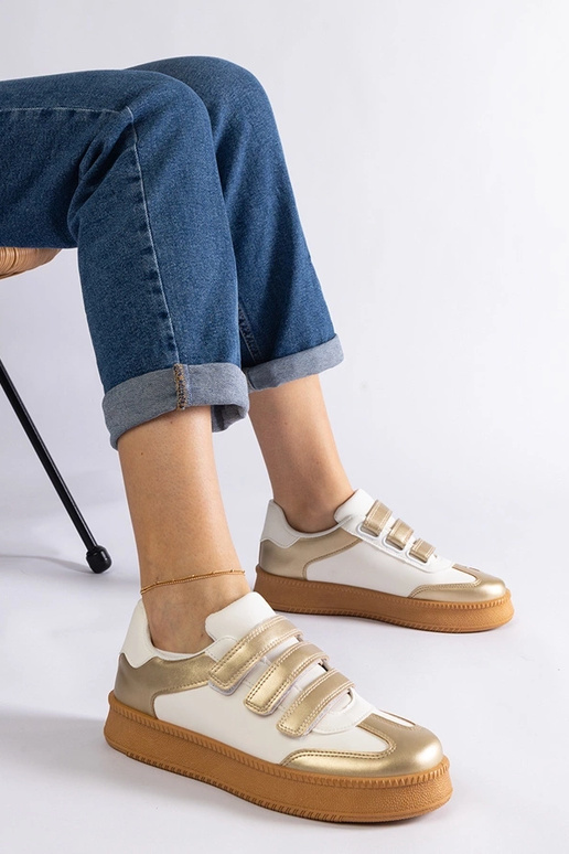 Sneakers Mena Gold Velcro