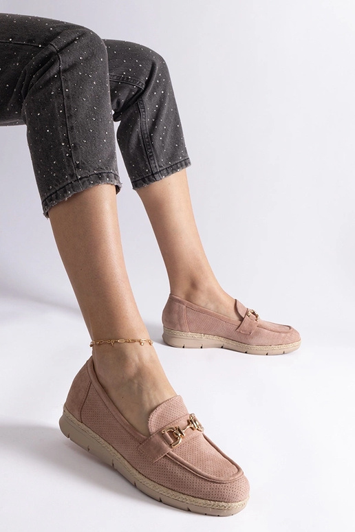 Ballet shoes femminili color crema in...