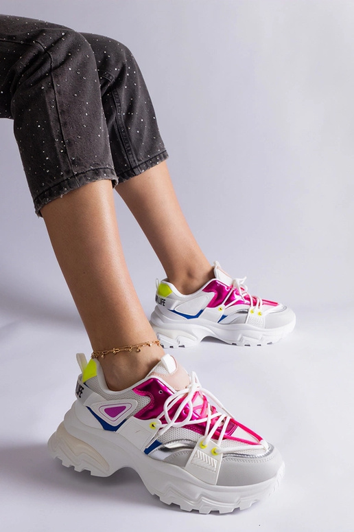 Sneakers sportive Sulamita bianche e...