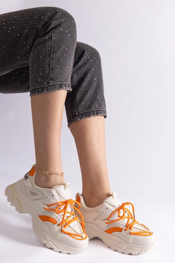 Sneakers sportive beige... 2