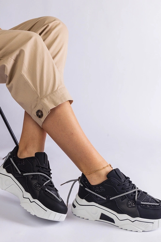 Sneakers nere da donna con glitter Agar