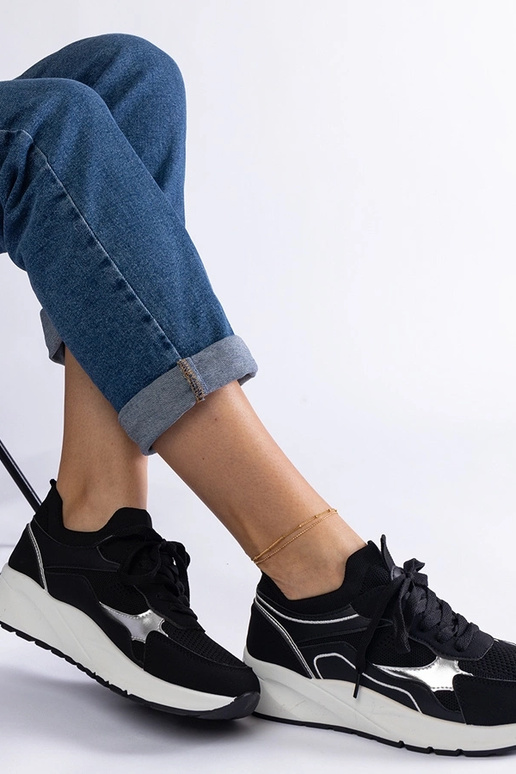 Sneakers sportive da donna Elsira nere