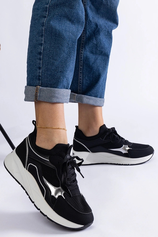 Sneakers sportive da donna Elsira nere