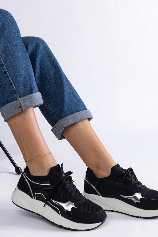 Sneakers sportive da donna Elsira nere