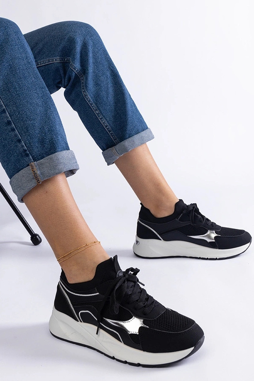Sneakers sportive da donna Elsira nere