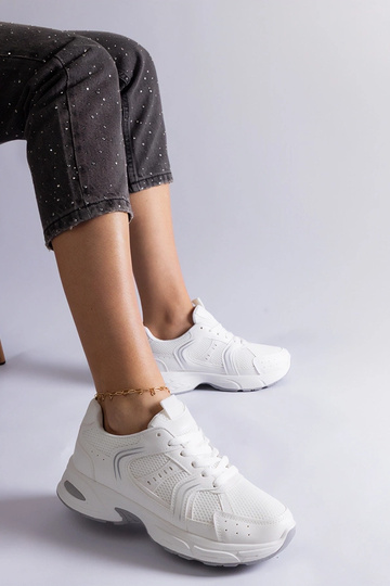 Sneakers sportive Ena bianche
